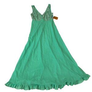 Vintage Bergdorf Goodman Hand-Embroidered Nightgown Italy Size 38 NWT